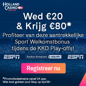 Holland Casino | Wed €50 en krijg €50 - Welkomstbonus